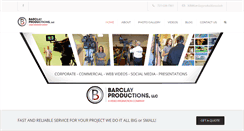 Desktop Screenshot of barclayproductions.com